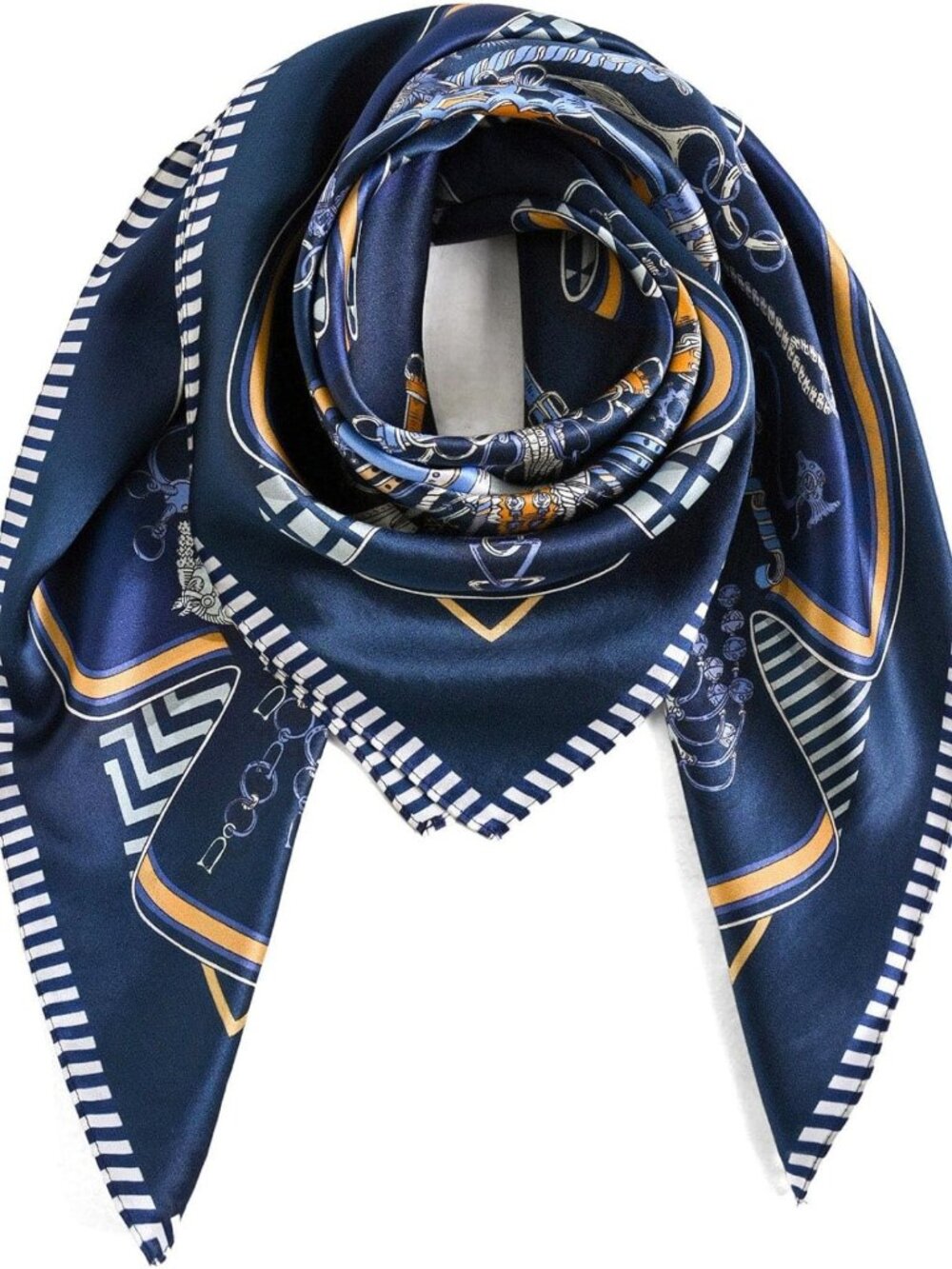 Luxurious 100% Mulberry Silk Scarf for Women - Large 35"x35" Lightweight Shawl